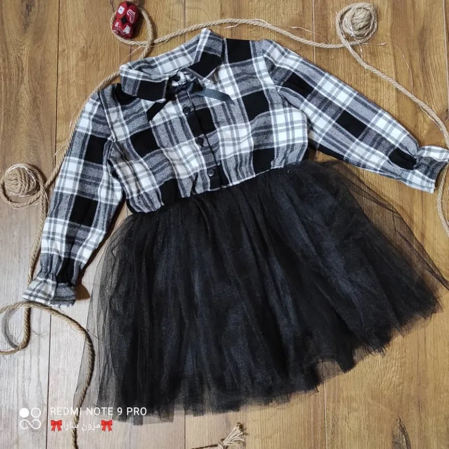 پیرهن دامن پفی