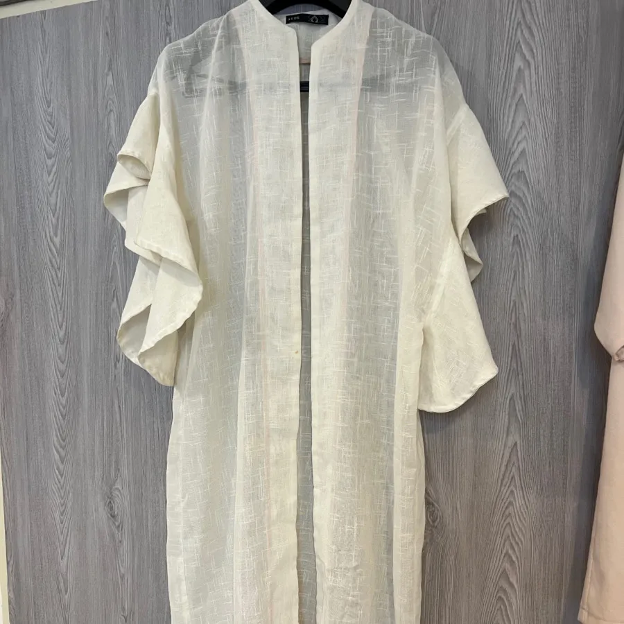 مانتو مجلسی سفید نو