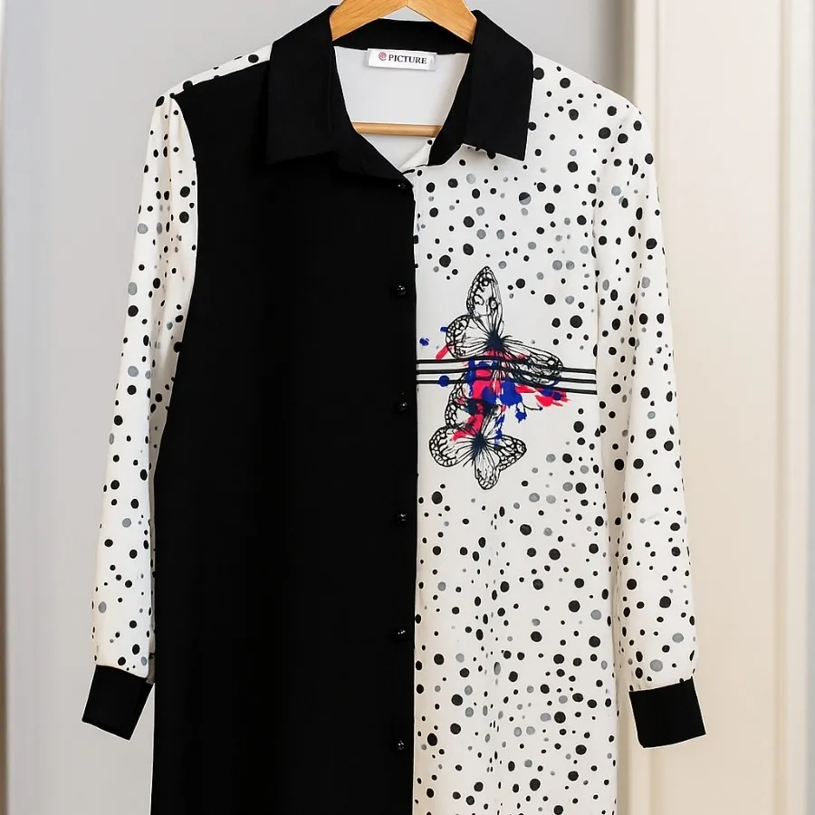 شومیز خالدار