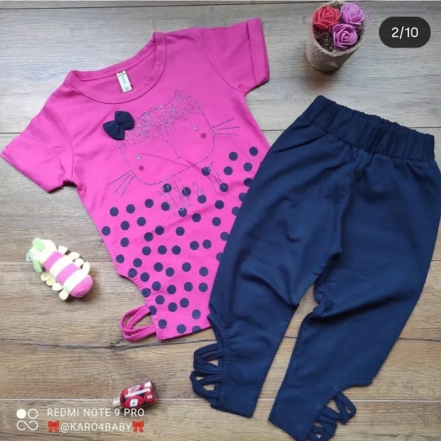 تی شرت و شلوار دخترانه