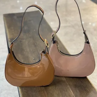 کیف دوشی قایقی ورنی