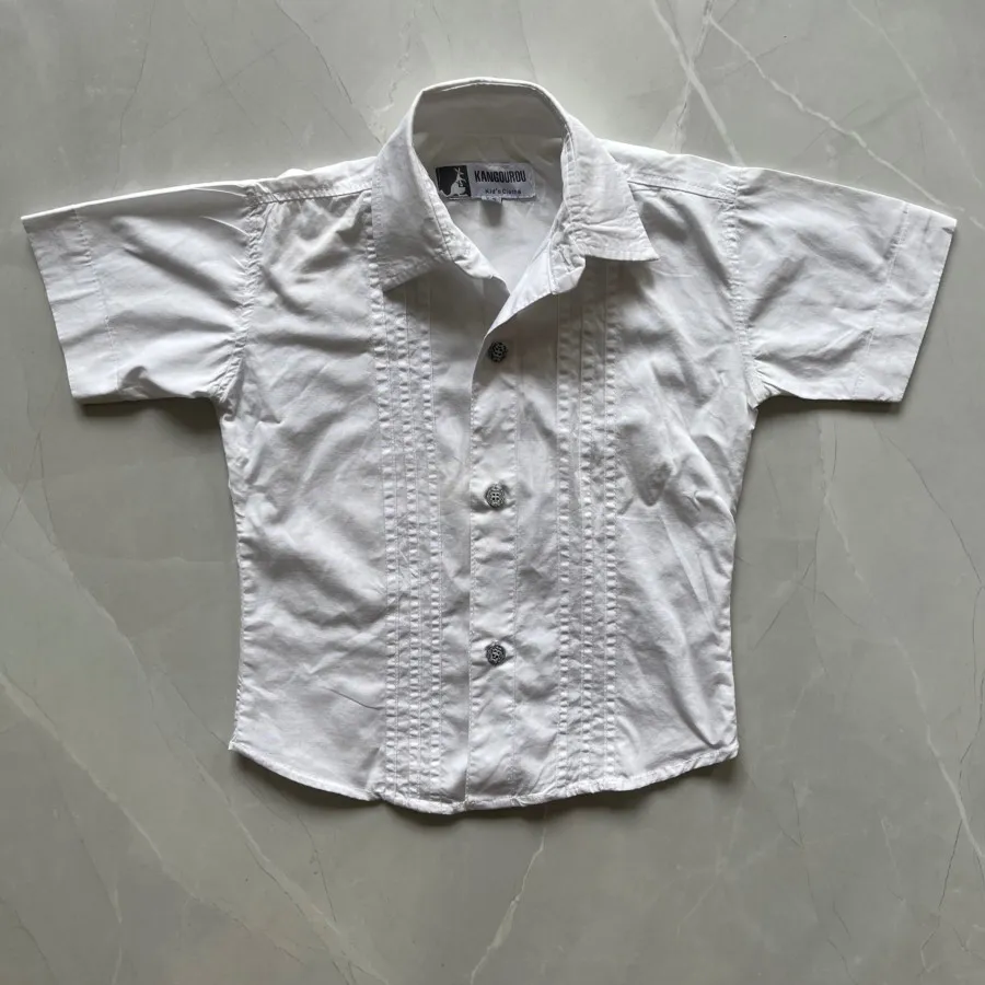 پیراهن پسرانه رنگ سفید