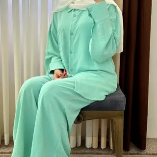 ست شومیزشلوارنگین دار