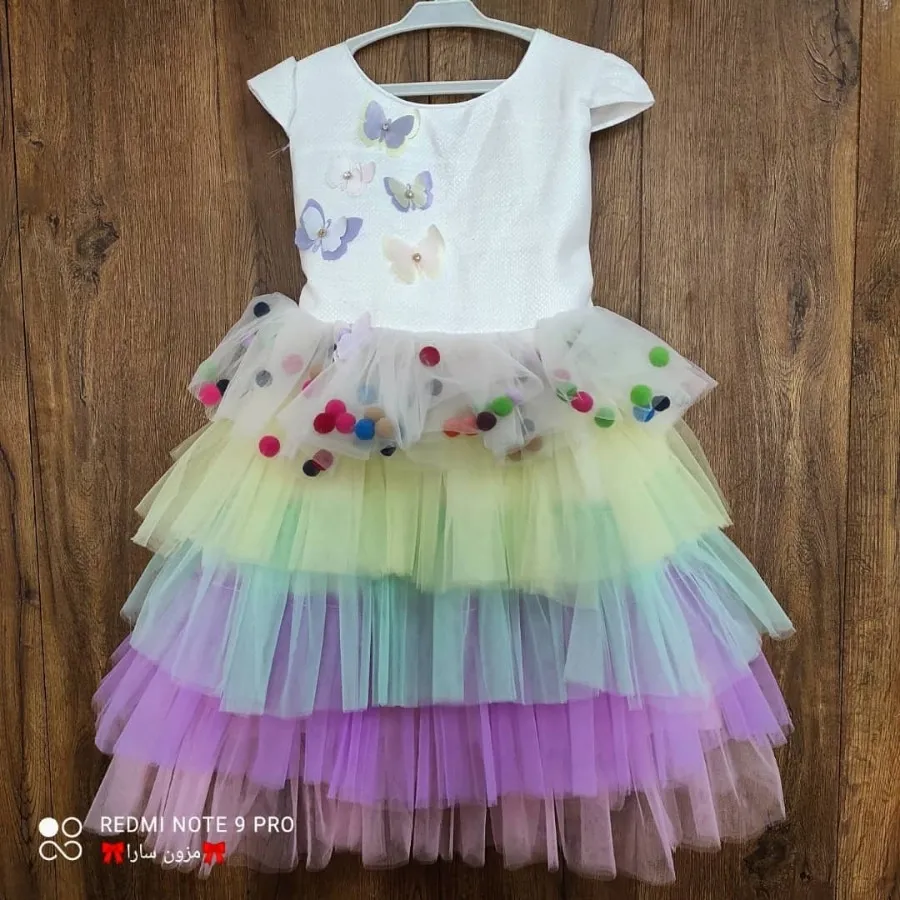 لباس عروس رنگی