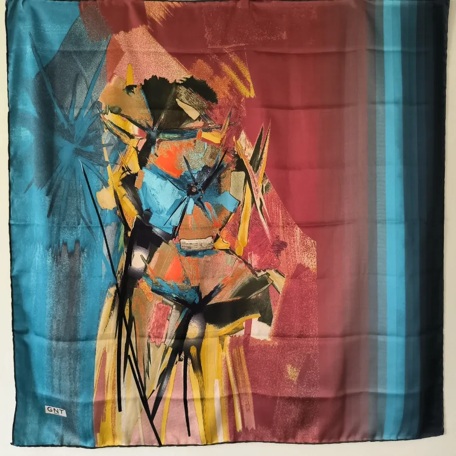 مینی اسکارف ساتن ابریشم