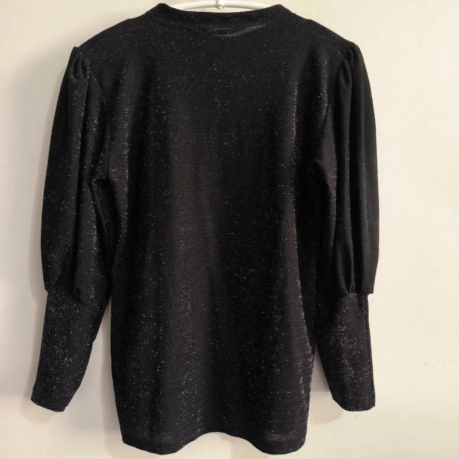 بلوز مشکی لمه