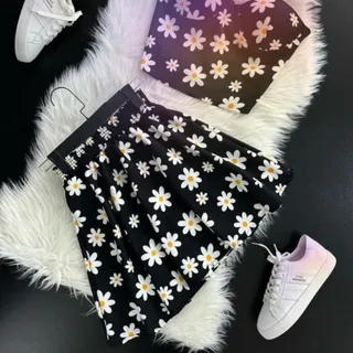 ست کراپ دامن بابونه