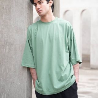 تیشرت بیسیک لش رنگ سبز