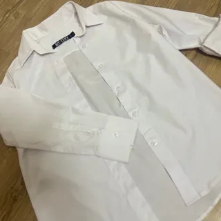 شومیز مانتویی سفید