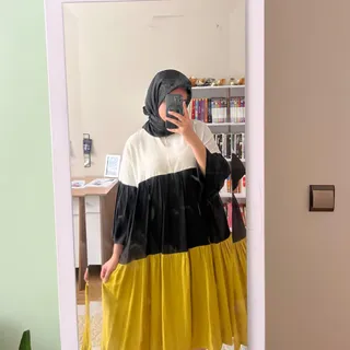 پیراهن عبای سه رنگ