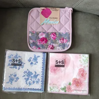 دستمال سفره و دستگیره