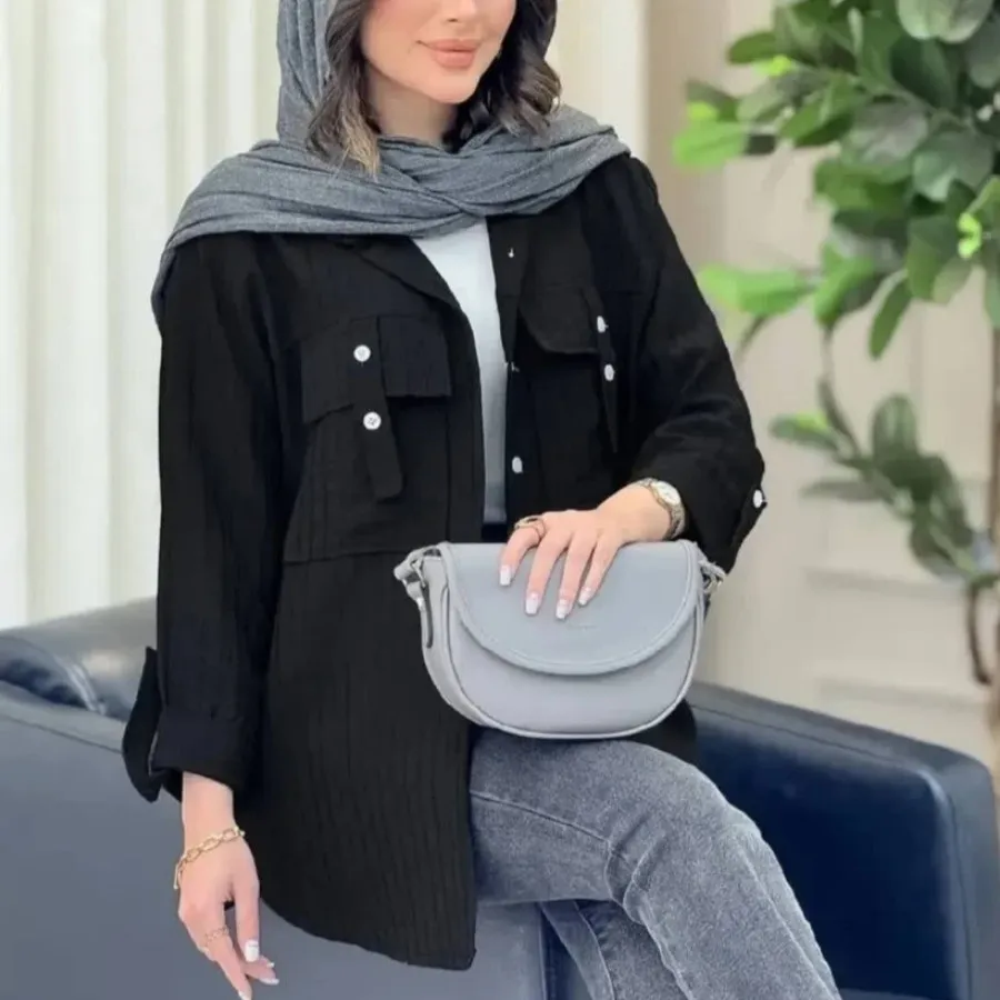 مانتو دو جیب بهاره