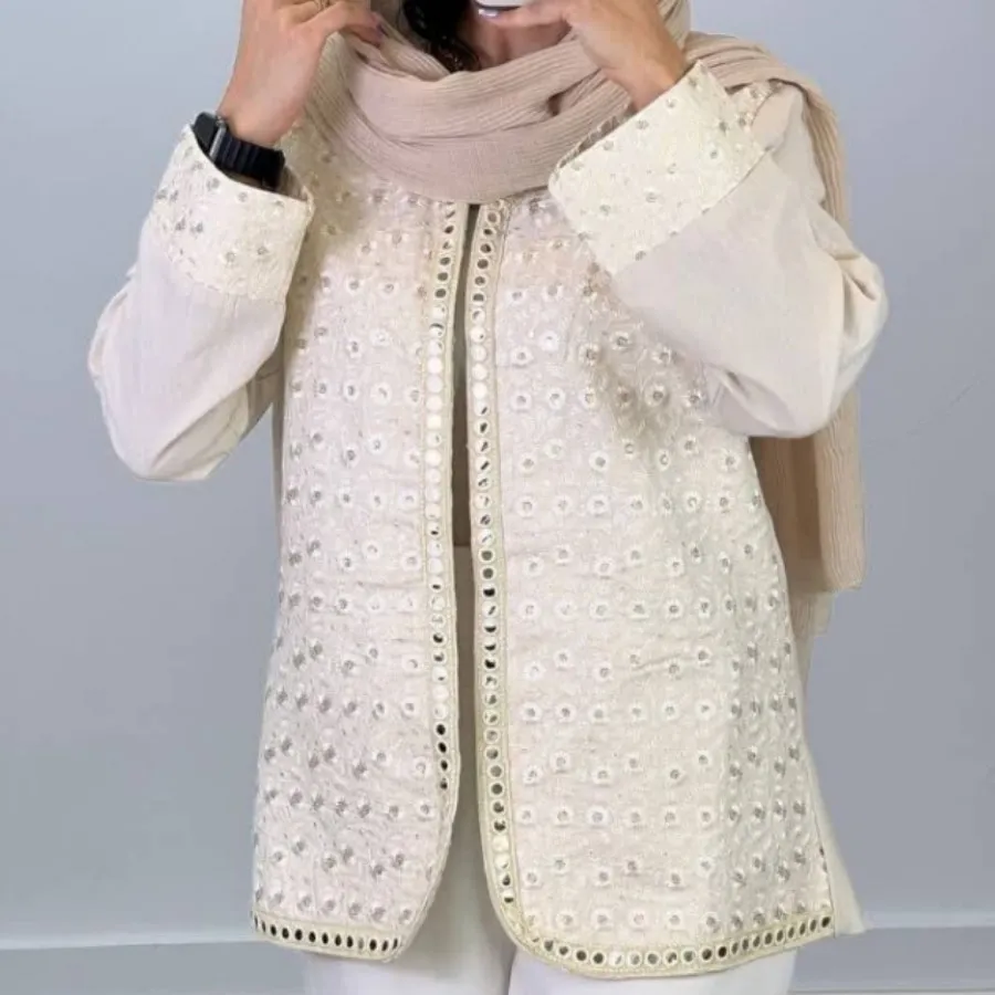 مانتو کتی سنگ دوزی مجلسی