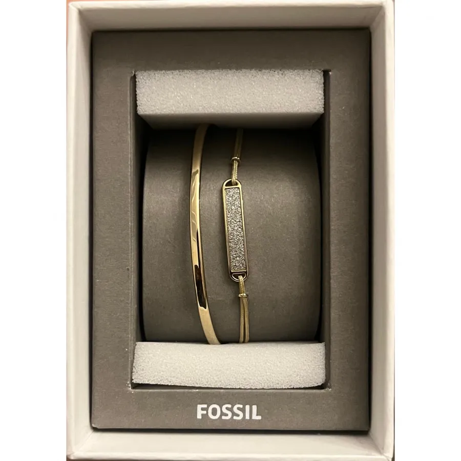 دستبند طلایی برند فسیل