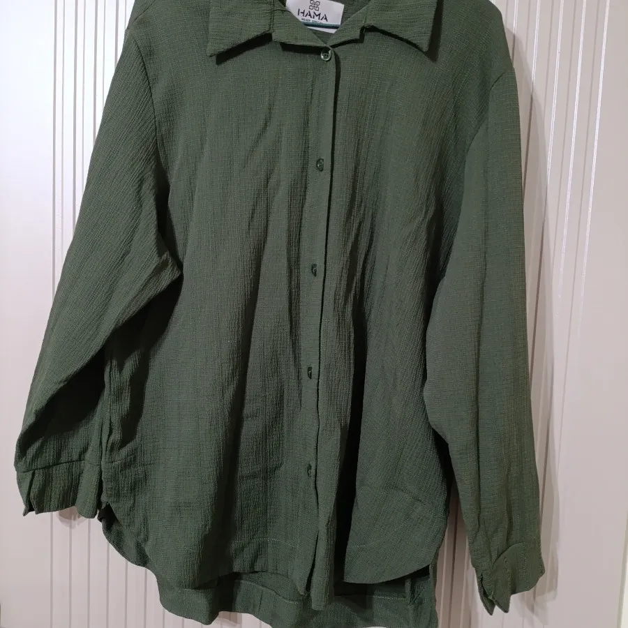 شومیز سبز یشمی