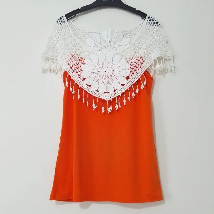 تاپ گیپوری نارنجی