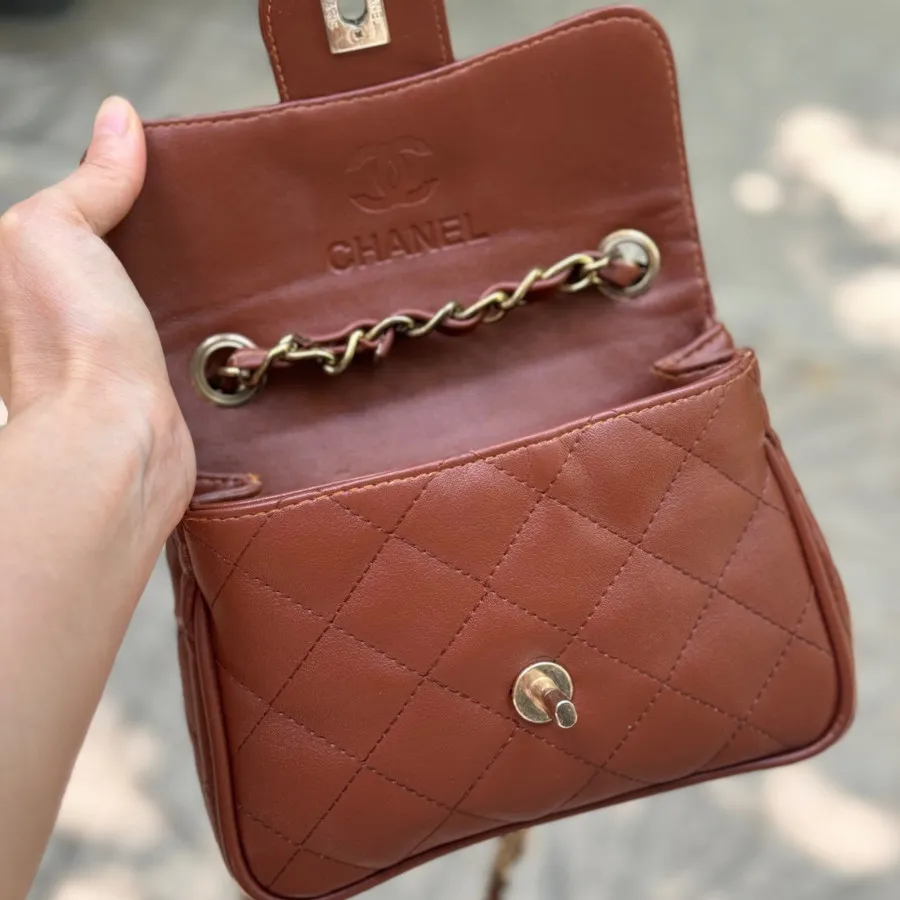 کیف چرم قهوه ای