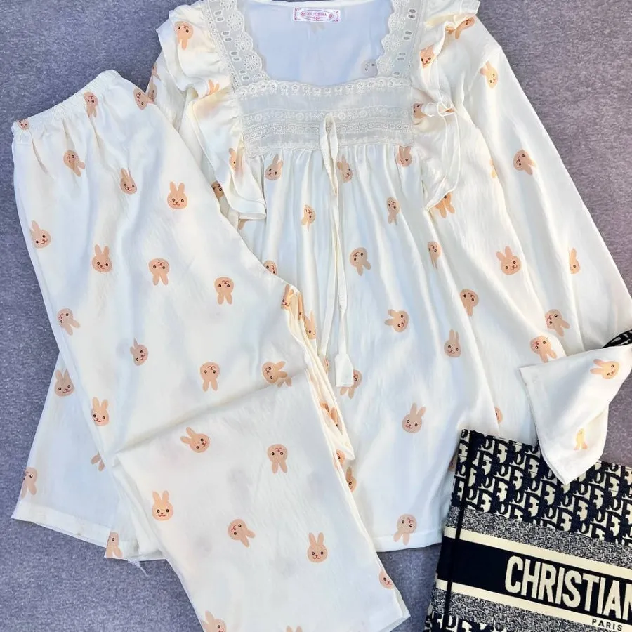 ست بلوزشلوارنخ موسلین خنک