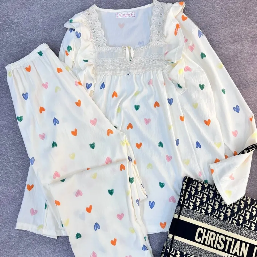 ست بلوزشلوارنخ موسلین خنک