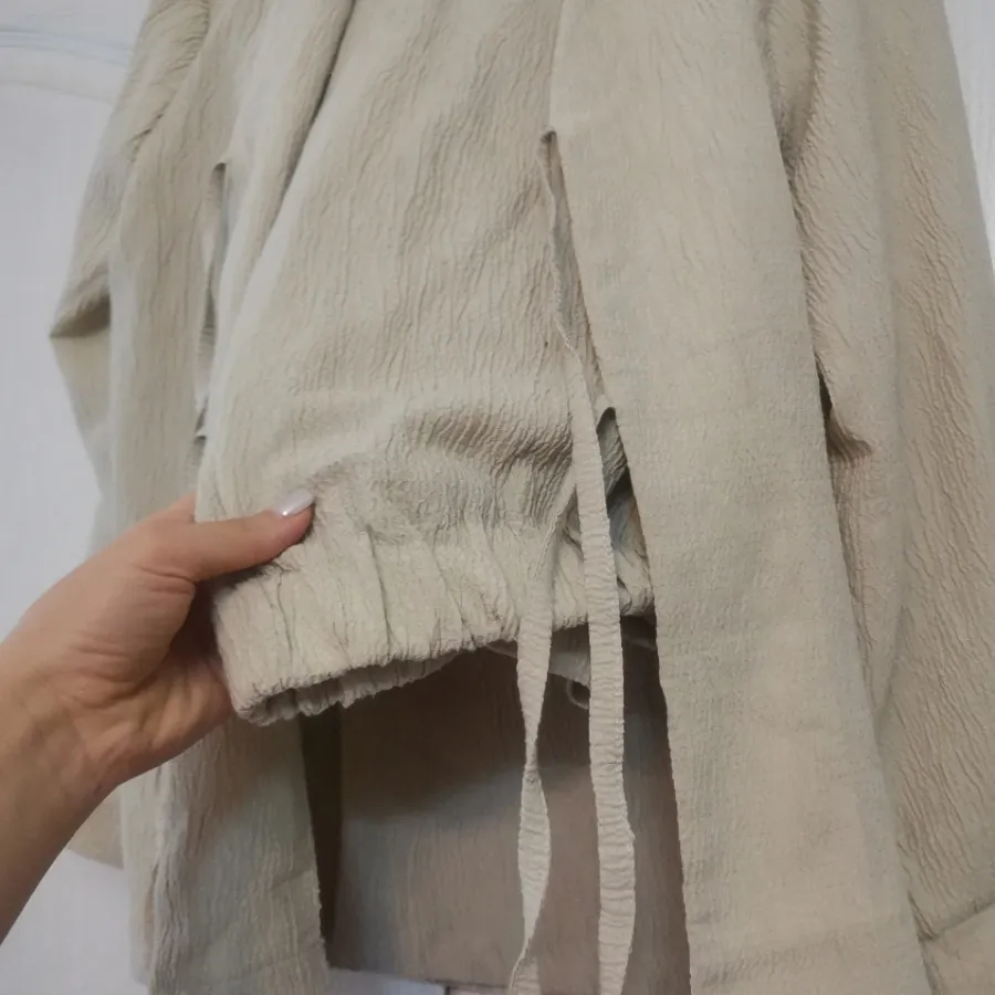 شومیز شلوار رنگ کرمی