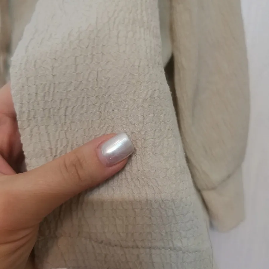 شومیز شلوار رنگ کرمی