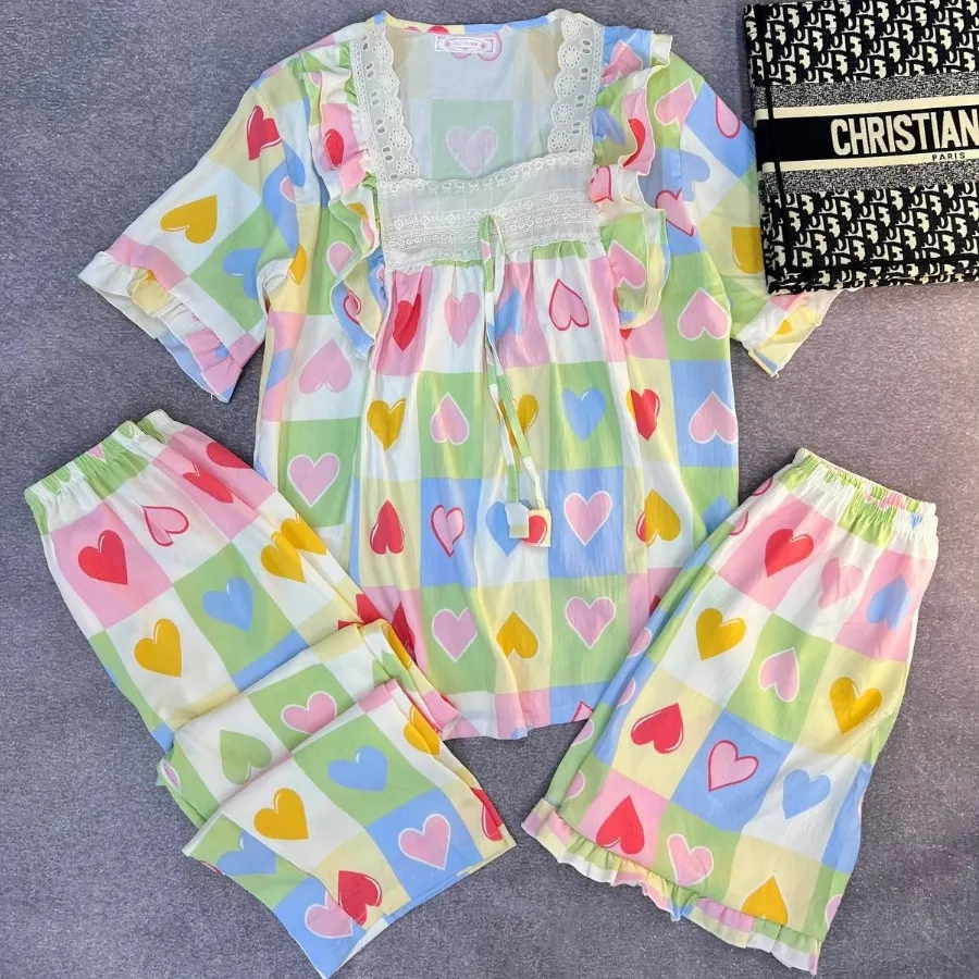 ست بلوزشلوارشرت خنک