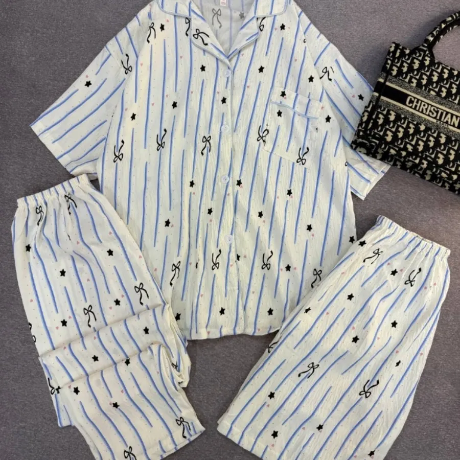 ست بلوزشلوارشرت نخ