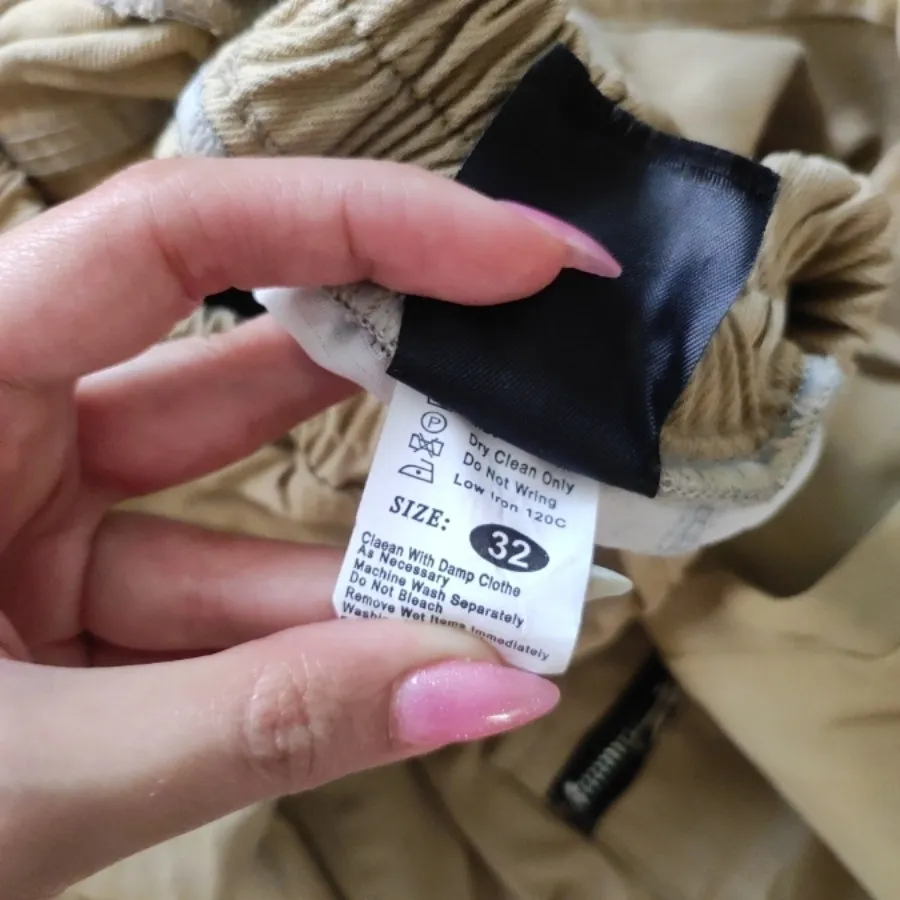 شلوار کارگو خردلی