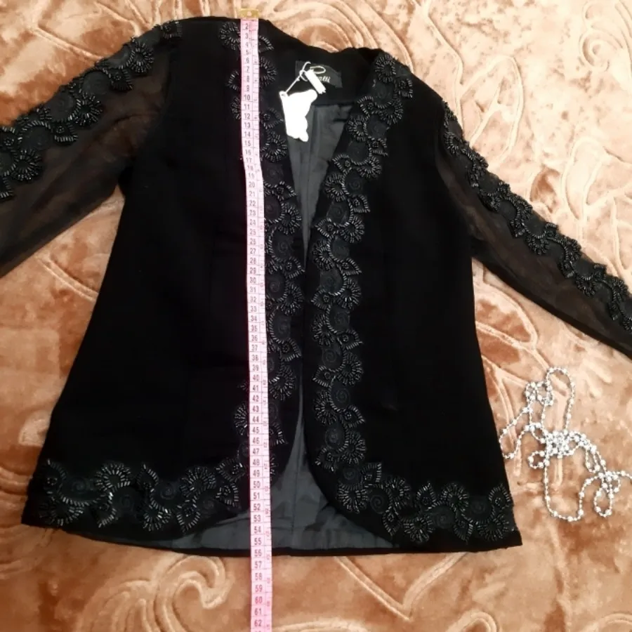 کت مجلسی کرپ منجوق دوزی