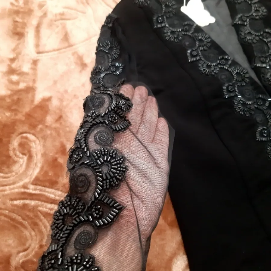 کت مجلسی کرپ منجوق دوزی