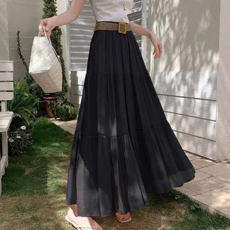 دامن مجلسی جنس نخ کمردار