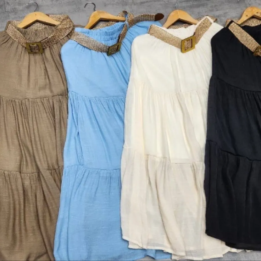 دامن مجلسی جنس نخ کمردار