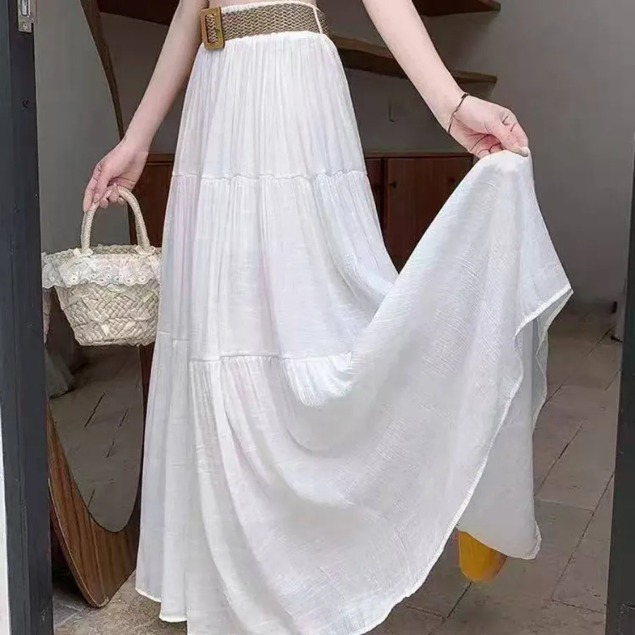 دامن مجلسی جنس نخ کمردار