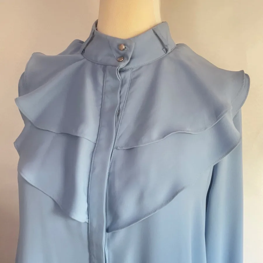 شومیز بلند آبی جذاب