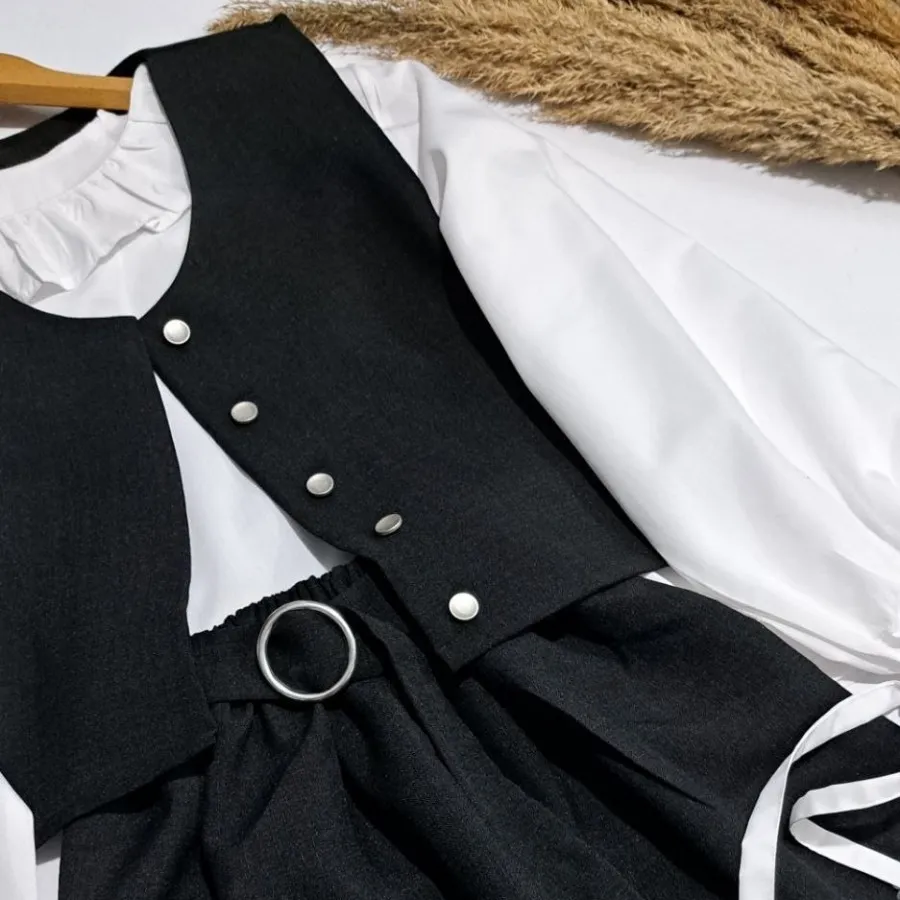 شومیز دامن جلیقه