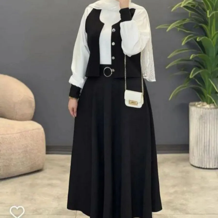 شومیز دامن جلیقه