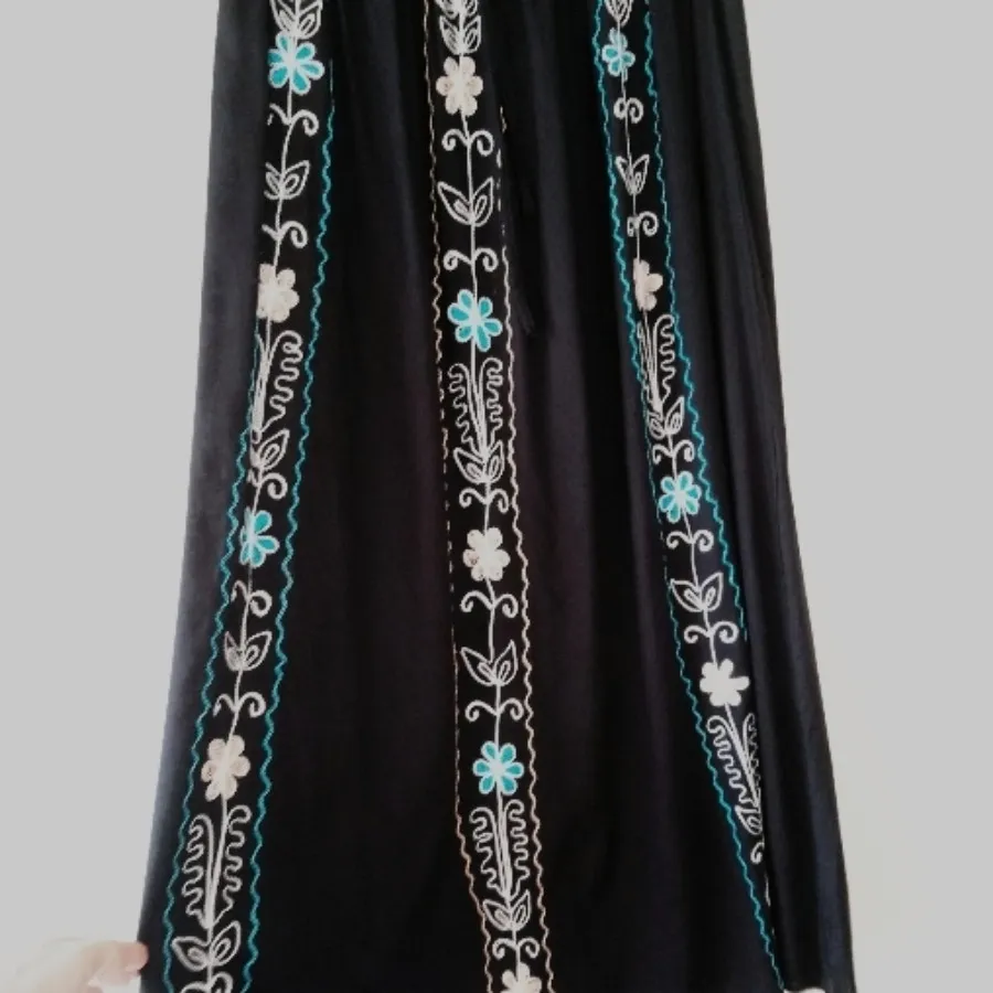 دامن نخی خامه دوزی