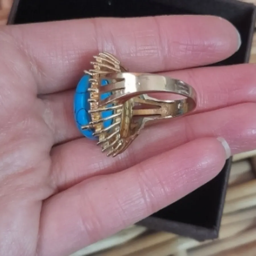 انگشتر فیروزه ایی