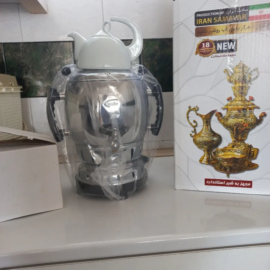 سماور گازی داخل کارتن آکب