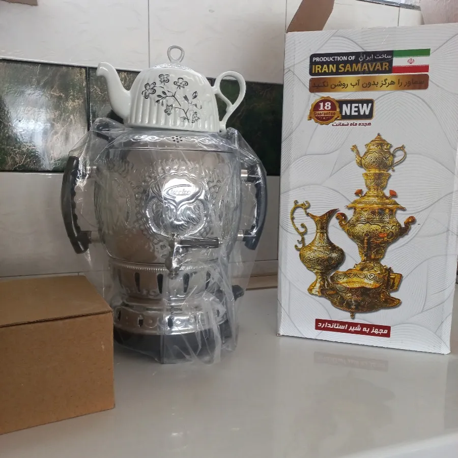 سماور گازی داخل کارتن آکب