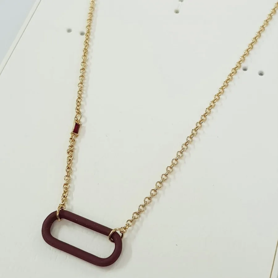 گردنبند آبکاری طلا آویز