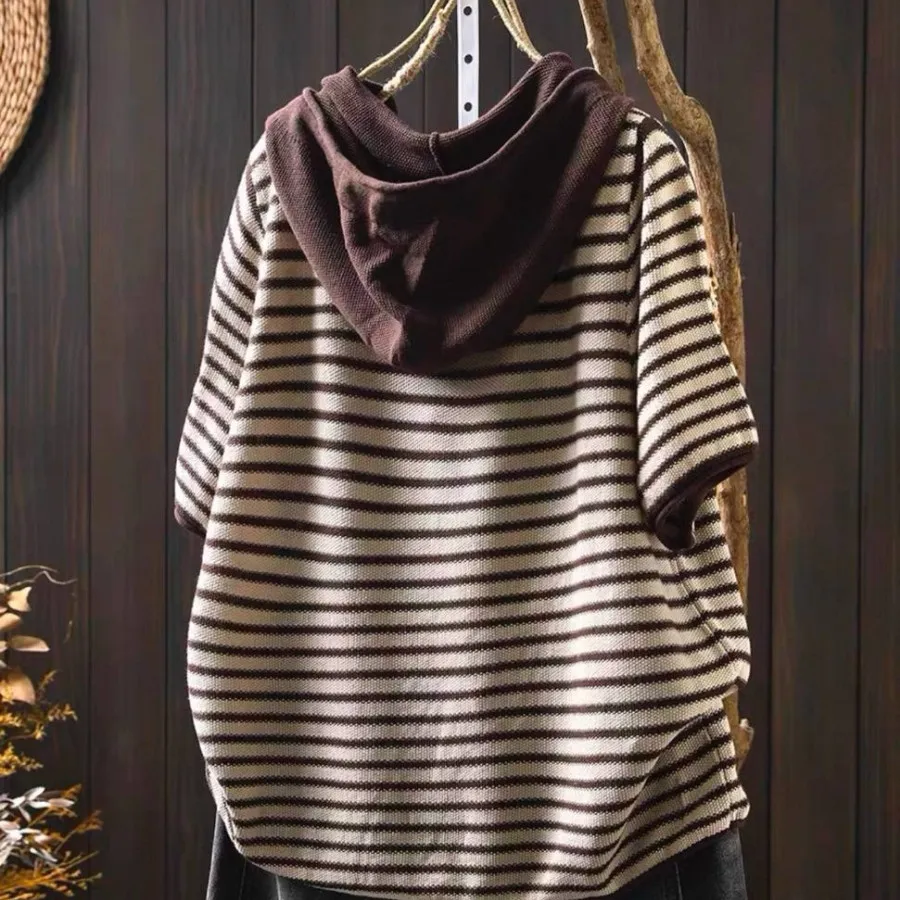 بافت آستین کوتاه گرم