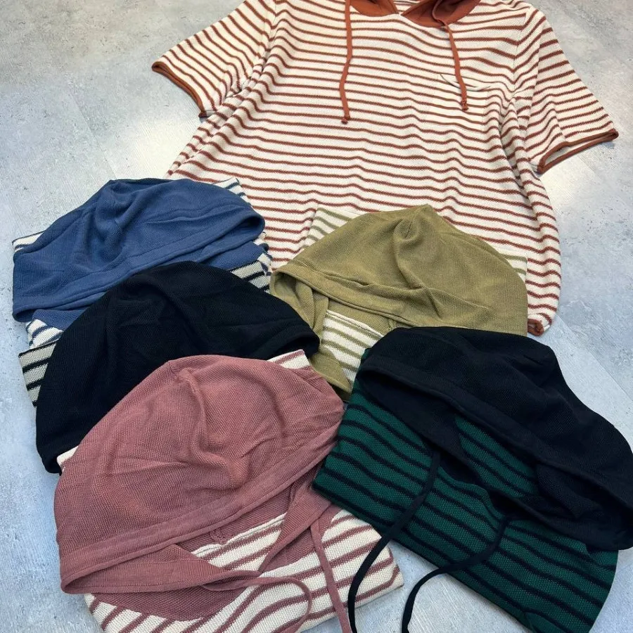 بافت آستین کوتاه گرم