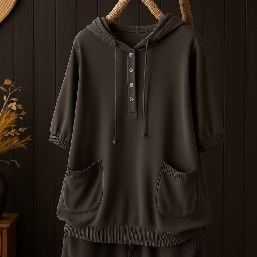 بافت آستین کوتاه گرم