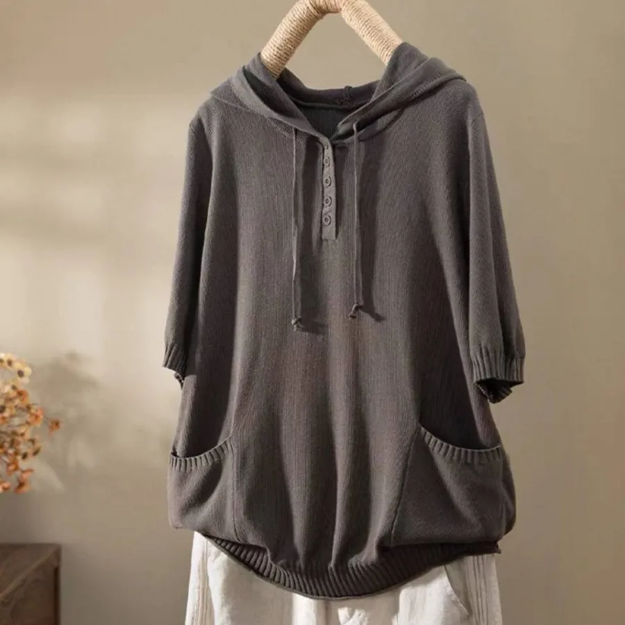 بافت آستین کوتاه گرم