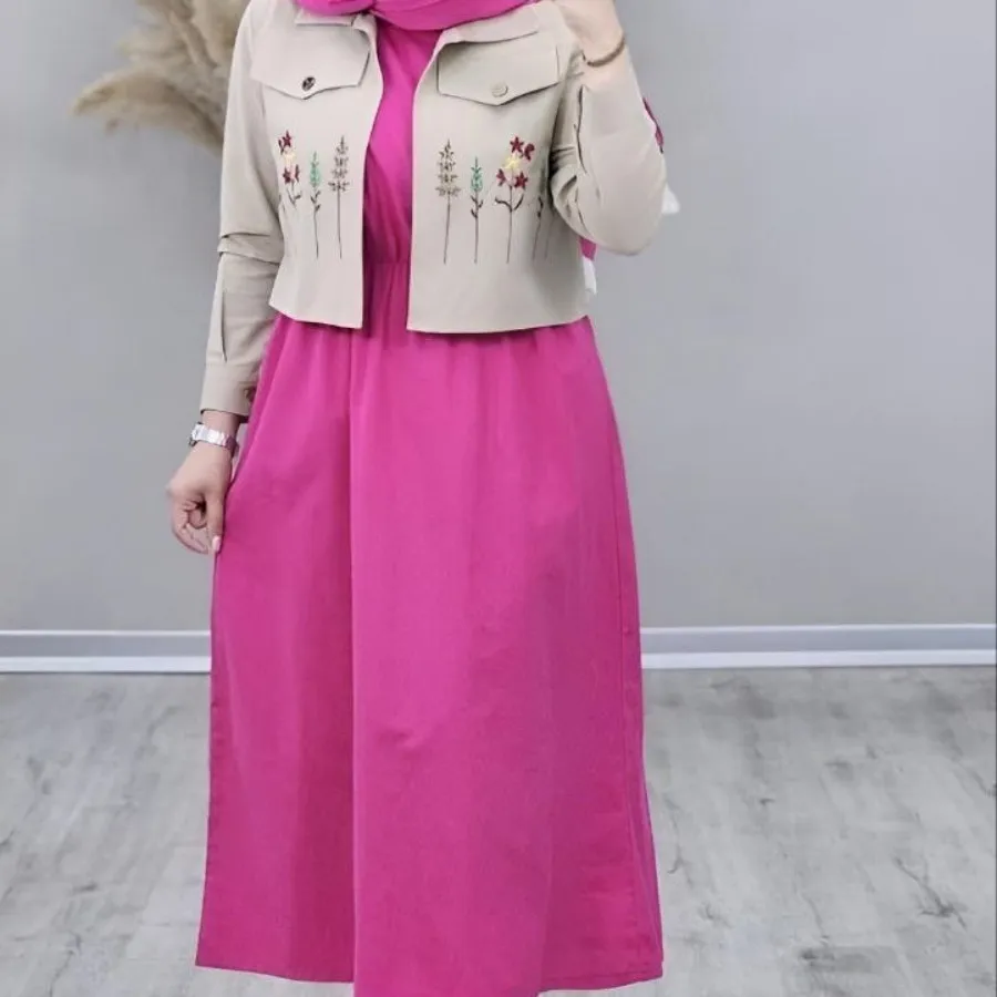 کت و سارافون گلدوزی