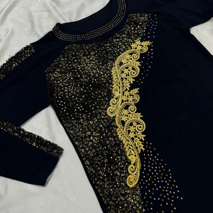 پیراهن نگین دار