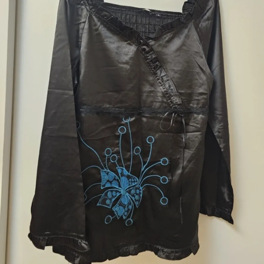 شومیز ساتن گلدوزی