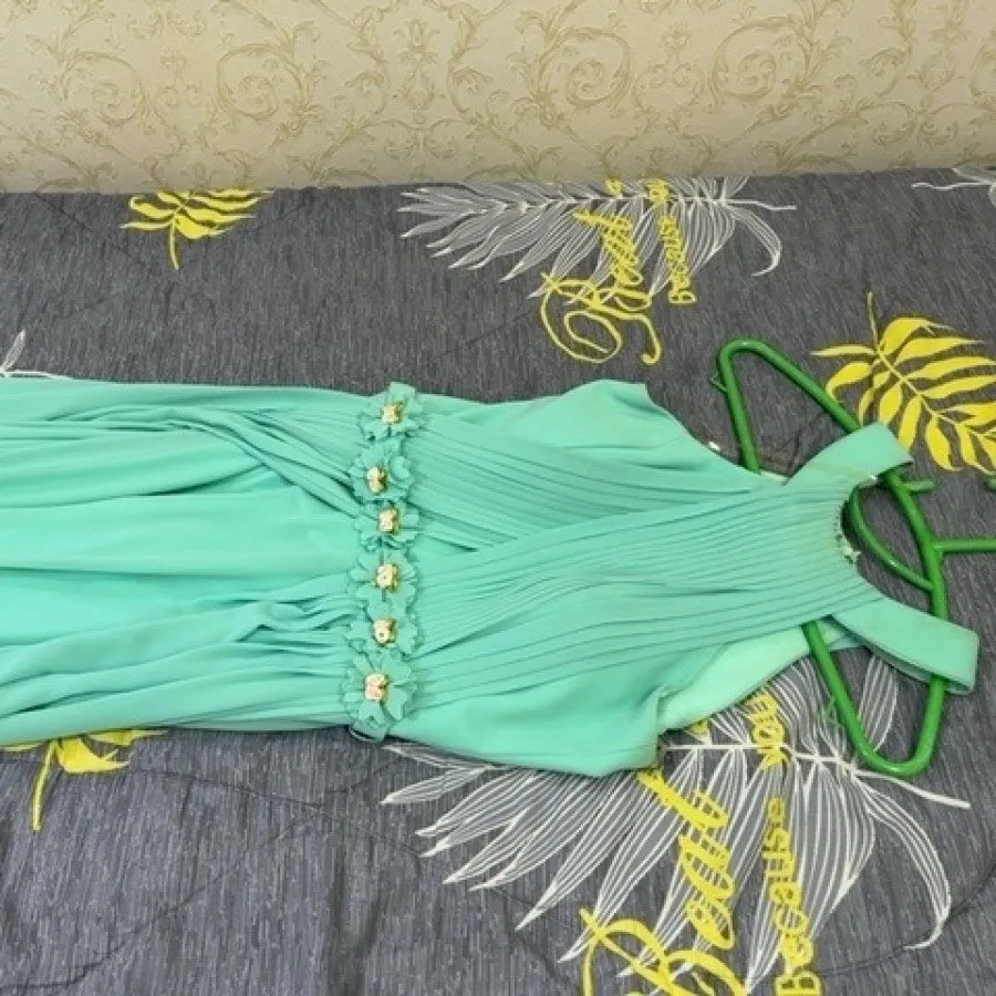 لباس مجلسی سبز آبی