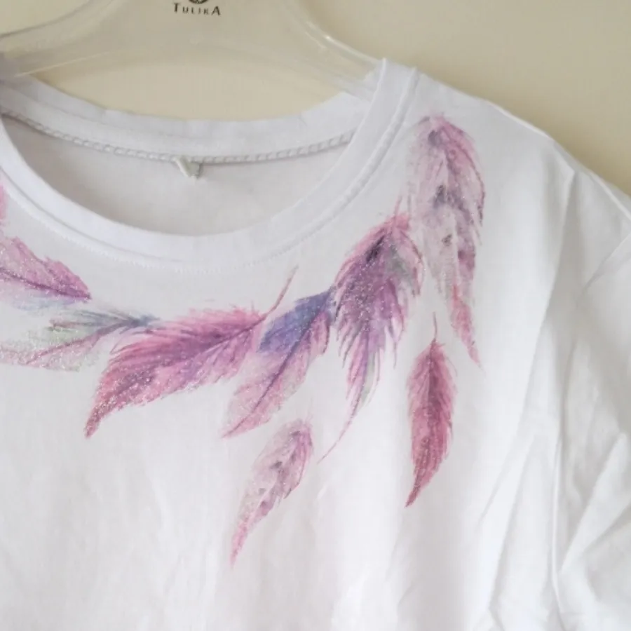 تیشرت نخی سایز بزرگ زنانه